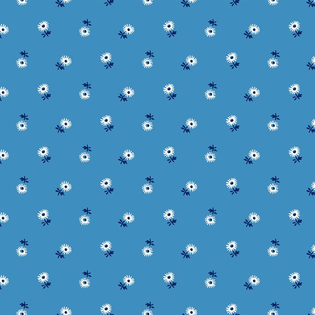 Blue Riviera Sunshine Daisy - Riviera Collection - Liberty Cotton Fabric ✂️ £10 pm *SALE*