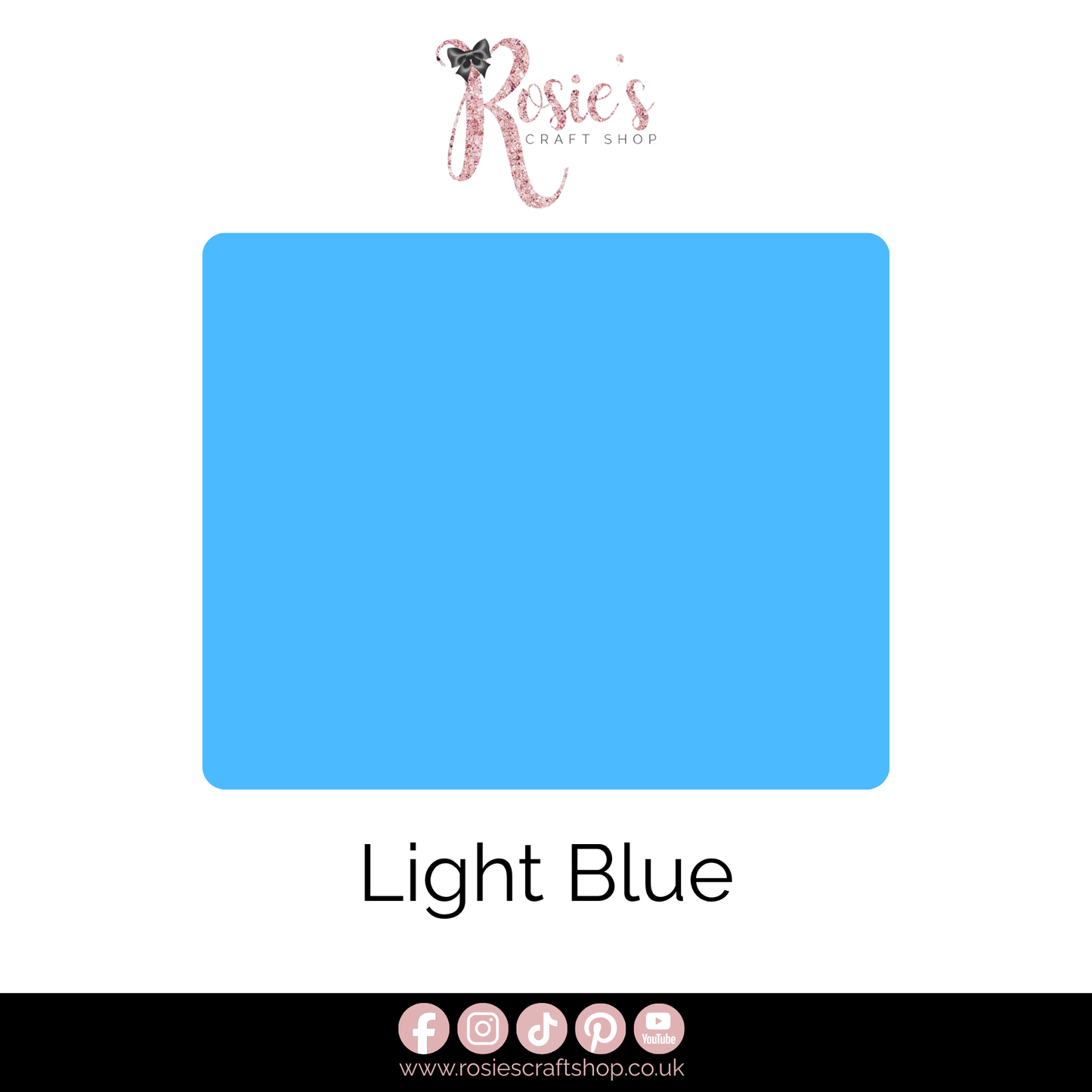 Light Blue Permanent Self Adhesive Vinyl | Gloss Sign Vinyl | Ritrama