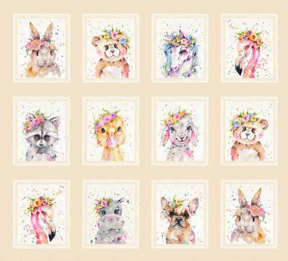 Little Darlings Panel - Sillier Than Sally - P&B Textiles Cotton Fabric ✂️