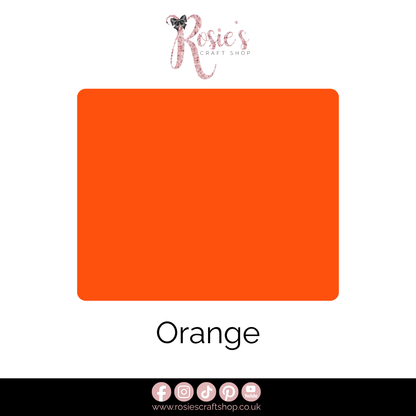 Orange Permanent Self Adhesive Vinyl | Gloss Sign Vinyl | Ritrama