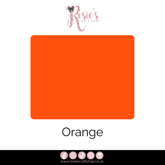Orange Permanent Self Adhesive Vinyl | Gloss Sign Vinyl | Ritrama