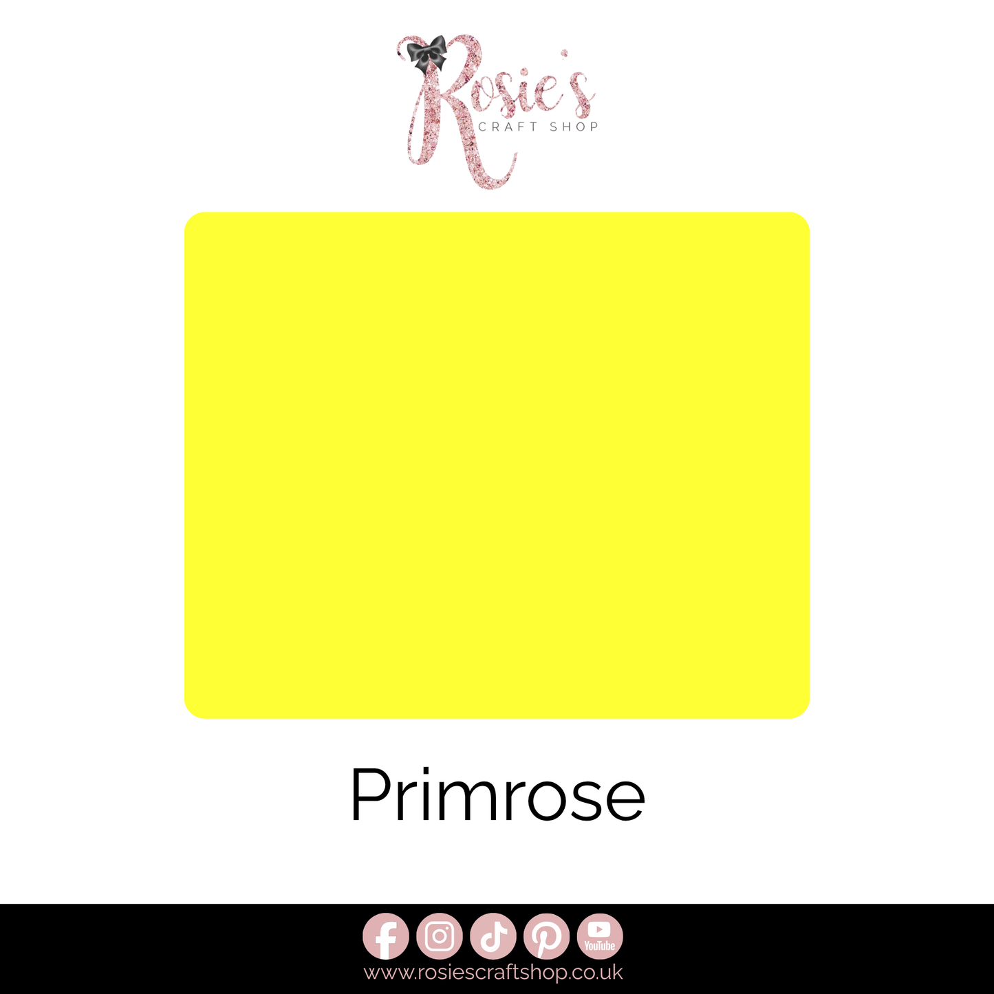 Primrose Yellow Permanent Self Adhesive Vinyl | Gloss Sign Vinyl | Ritrama