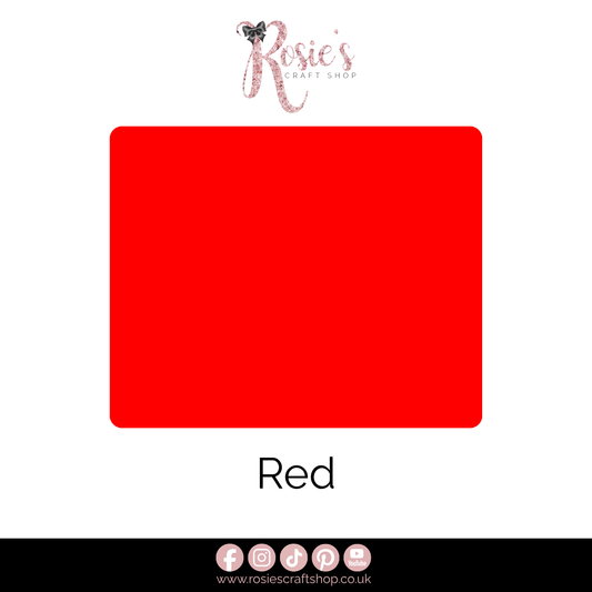 Red Permanent Self Adhesive Vinyl | Gloss Sign Vinyl | Ritrama