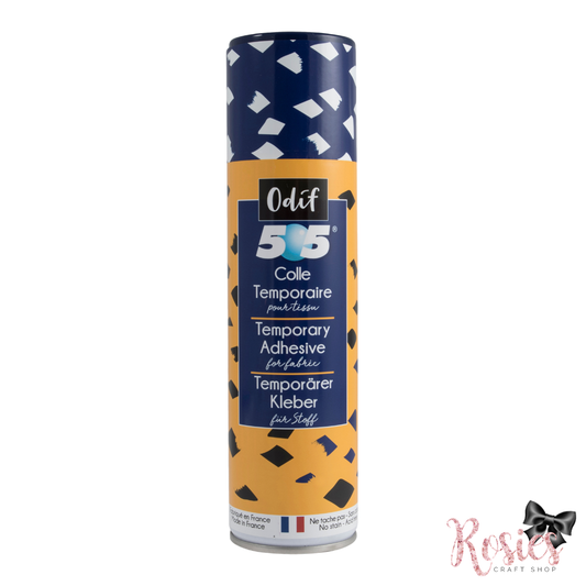 Odif 505 Temporary Fabric Adhesive Spray | Repositionable Basting Glue | 250ml