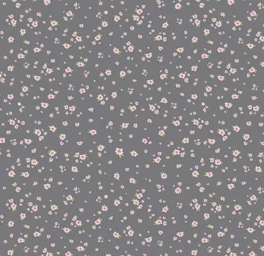 Mini Floral Grey - Mulberry Lane - Riley Blake Cotton Fabric ✂️ £9 pm *SALE*