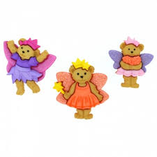 Fairy Bears - Dress It Up Buttons