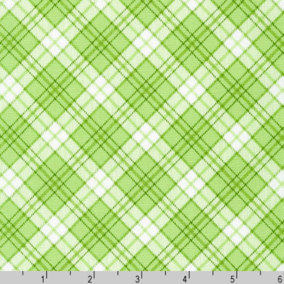 Green Tartan Style Check - Penelope - Robert Kaufman Cotton Fabric ✂️ £14 pm