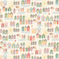 Multi Coloured on Ivory Riviera Sunny Days Beach Huts - Riviera Collection - Liberty Cotton Fabric ✂️ £10 pm *SALE*