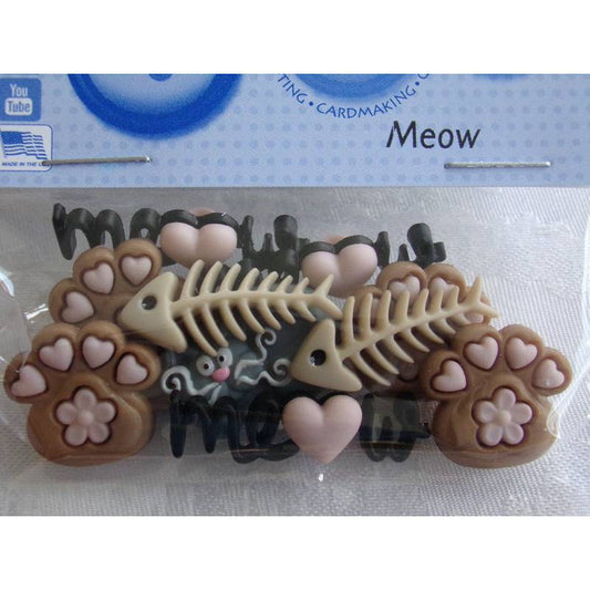 Meow - Dress It Up Buttons