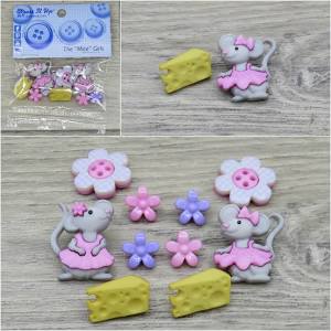 The 'Mice' Girls  - Dress It Up Buttons