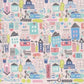 Houses on Pink - Mulberry Lane - Riley Blake Cotton Fabric ✂️ £9 pm *SALE*