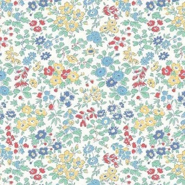 Green & Blue Ditsy Floral Summer Meadow - Riviera Collection - Liberty Cotton Fabric ✂️ £10 pm *SALE*