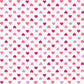 White with Pink Hearts - Petite Classics - Sevenberry Cotton Fabric ✂️ £12 pm
