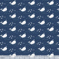 Whales By The Sea Navy - Storytime - Blend Cotton Fabric ✂️ £7 pm *SALE*