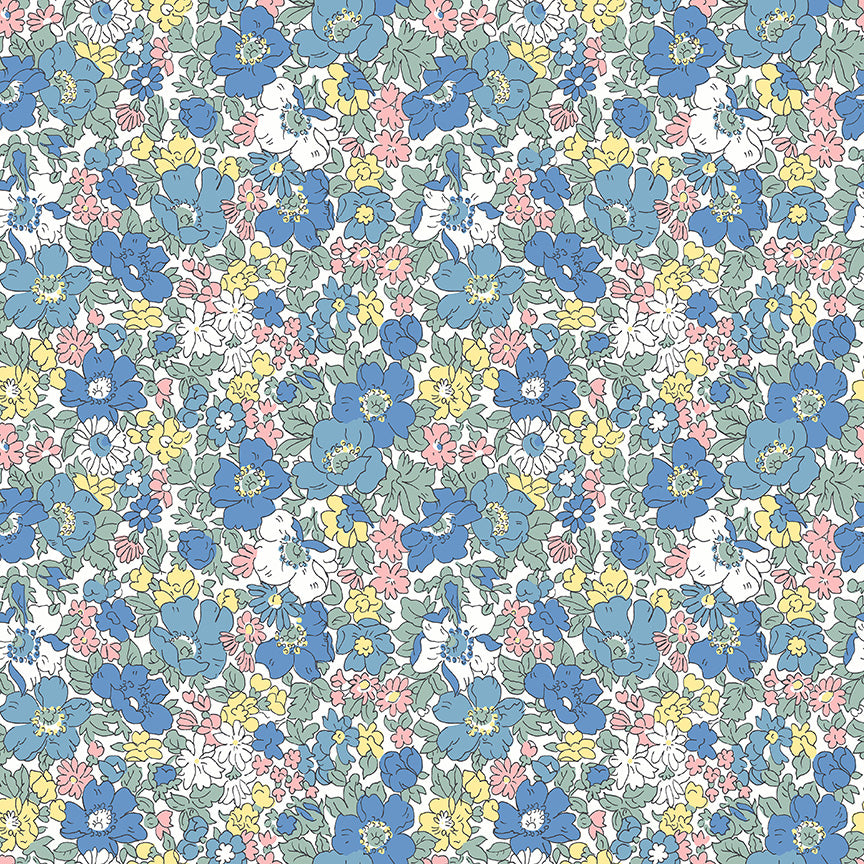 Cosmos Bloom - Liberty Flower Show Spring Collection - 100% Cotton Fabric