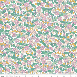 Piccadilly Poppy Pink - Liberty Carnaby Collection Cotton Fabric
