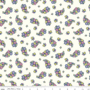 Portobello Paisley Pastels - The Carnaby Collection by Liberty Fabric Felt