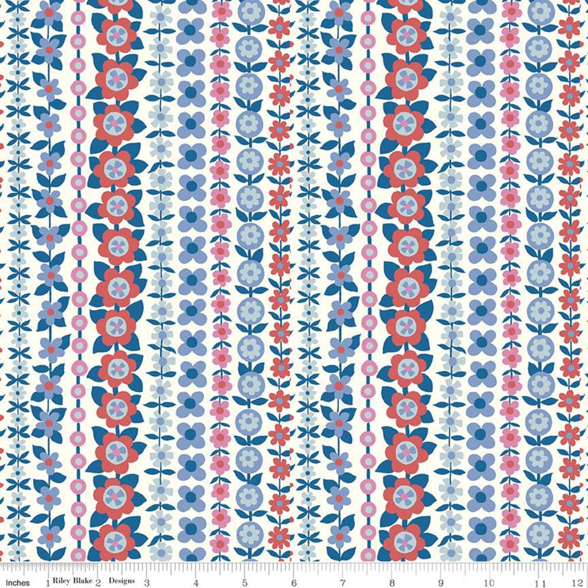 Soho Stripe Blue - Carnaby Collection - Liberty Cotton Fabric ✂️ £10 pm *SALE*