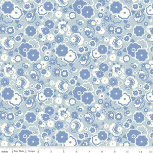 Cosmos Cloud Blue - The Carnaby Collection by Liberty Fabric Felt
