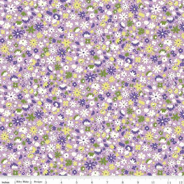 Bloomsbury Blossom Mini Flowers Lilac - Liberty Carnaby Collection Cotton Fabric ✂️ £10 pm *SALE*