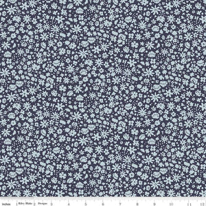 Bloomsbury Silhouette Navy - The Carnaby Collection by Liberty Fabric Felt