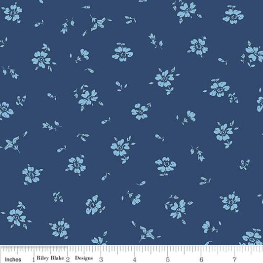 Field Rose - The Flower Show Midnight Garden Collection - Liberty Cotton Fabric ✂️ £10 pm *SALE*