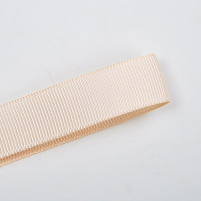 112 - Nude Solid Plain Grosgrain Ribbon