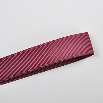 177 - Rose Wine Solid Plain Grosgrain Ribbon