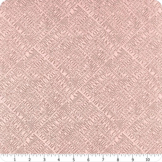 Words Pink - Glam Girls - Riley Blake Cotton Fabric ✂️ £10 pm *SALE*