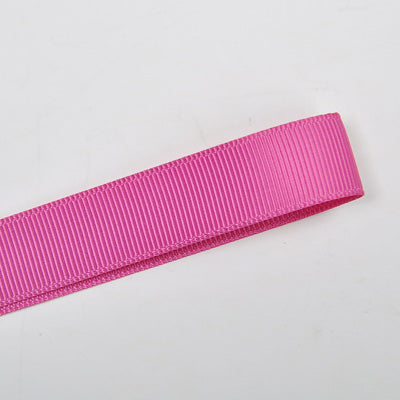 185 - Raspberry Rose Solid Plain Grosgrain Ribbon