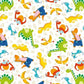 Happy Dinosaurs - Dino-mates - Henry Glass Cotton Fabric ✂️ £7 pm *SALE*