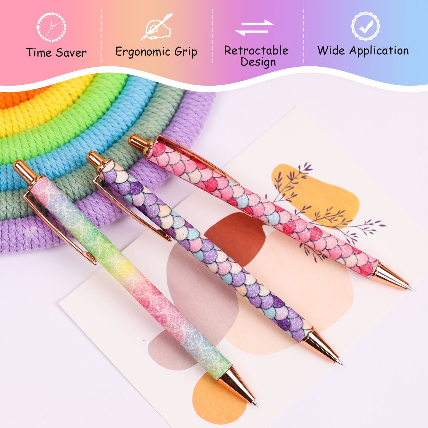 Pink Mermaid Teckwrap Weeding Pin Pen ✂️
