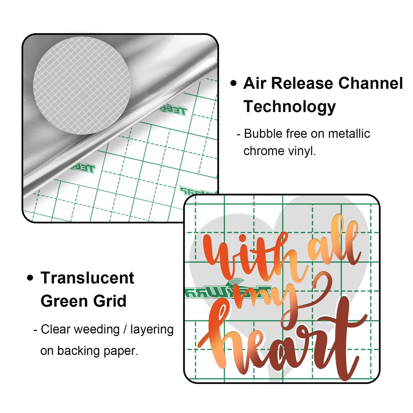 Autumn Copper Bubble Free Mirror Chrome Teckwrap Adhesive Vinyl ✂️