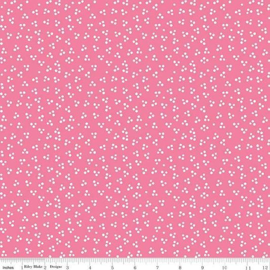 Pink Tiny Bubbles - Let's be Mermaids - Riley Blake Cotton Fabric