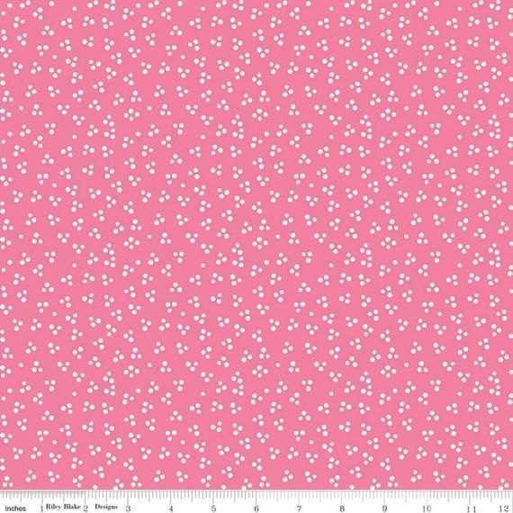 Pink Tiny Bubbles - Let's be Mermaids - Riley Blake Cotton Fabric