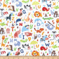 Animals ABC White - Noah's Ark - Riley Blake Cotton Fabric ✂️ £9 pm *SALE*