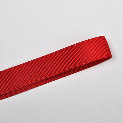 250 - Red Solid Plain Grosgrain Ribbon