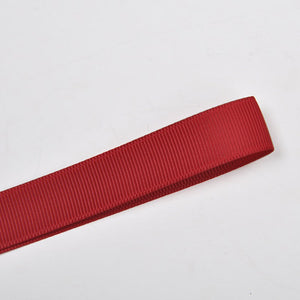 260 - Scarlet Solid Plain Grosgrain Ribbon