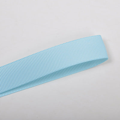 305 - Light Blue Solid Plain Grosgrain Ribbon
