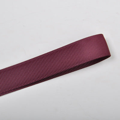 277 - Burgundy Solid Plain Grosgrain Ribbon