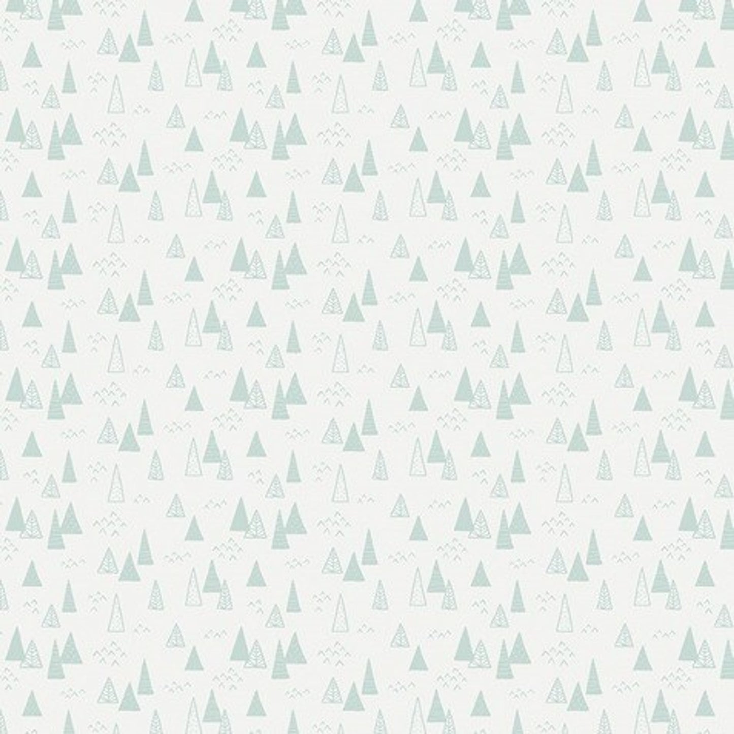 Trees on Mint - Nice Ice Baby - Riley Blake Cotton Fabric ✂️