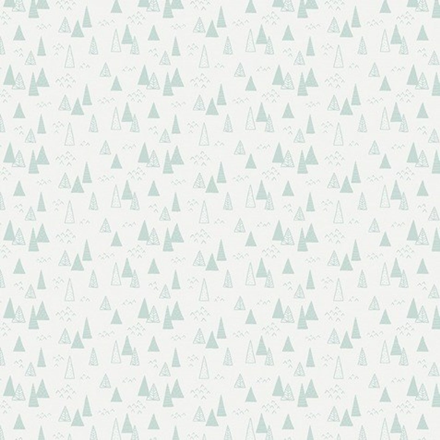 Trees on Mint - Nice Ice Baby - Riley Blake Cotton Fabric ✂️