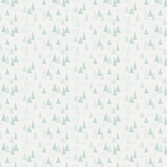Trees on Mint - Nice Ice Baby - Riley Blake Cotton Fabric ✂️