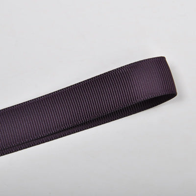 290 - Shadow Purple Solid Plain Grosgrain Ribbon