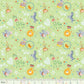 Circus Big Top Mint - Storytime - Blend Cotton Fabric