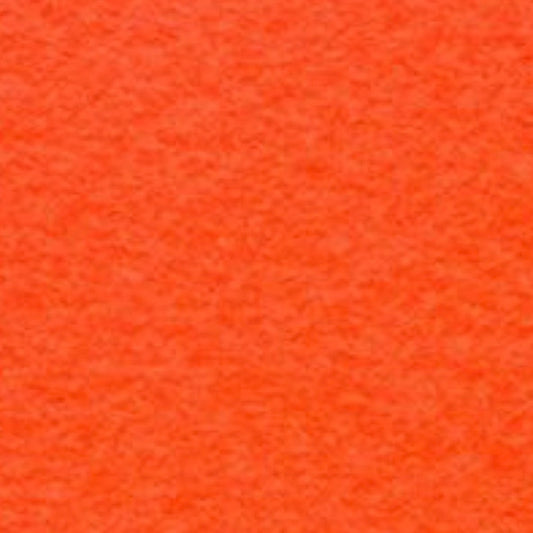 Dark Orange Wool Blend Felt