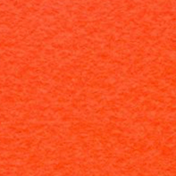 Dark Orange Wool Blend Felt