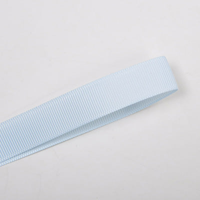 3/8" 303 - Blue Vapor Solid Plain Grosgrain Ribbon 9/10mm