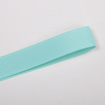 314 - Aqua Solid Plain Grosgrain Ribbon