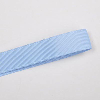 333 - Bluebird Solid Plain Grosgrain Ribbon